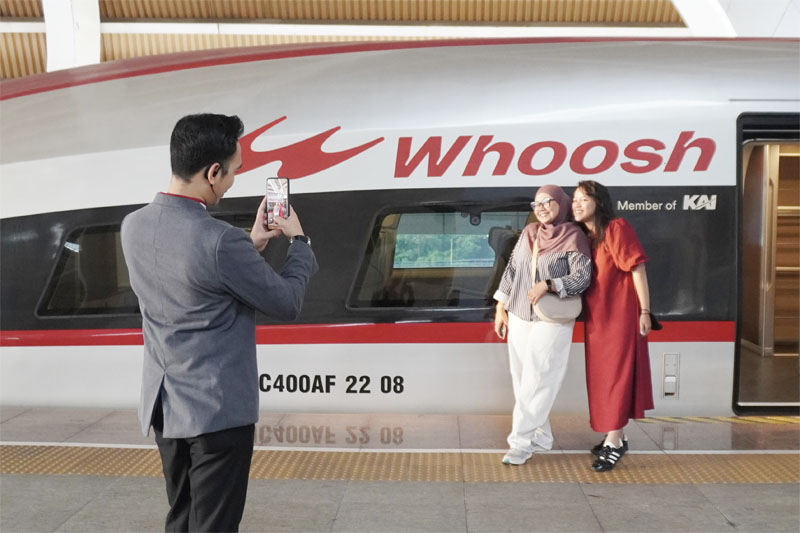 Angkut 184 Ribu WNA, Wisatawan Malaysia Dominasi Penumpang Asing Whoosh Selama H1 2026