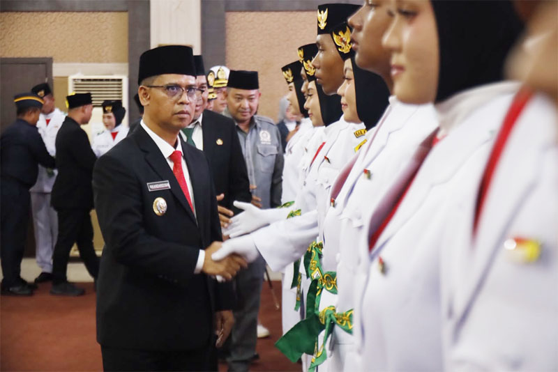 Bukan Sekadar Pengibar Bendera: Paskibraka Karimun 2026 Resmi Dikukuhkan, Mengemban Amanah dan Kebanggaan Daerah