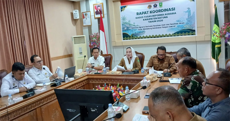 Dukung Ketahanan Pangan Daerah, Bupati Natuna Dorong Sinergi Percepatan Reforma Agraria