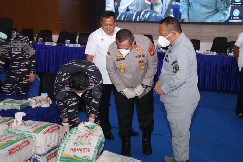TNI AL Gagalkan Penyelundupan 1,3 Ton Ketamine di Batam, Nilainya Capai Rp4,55 Triliun