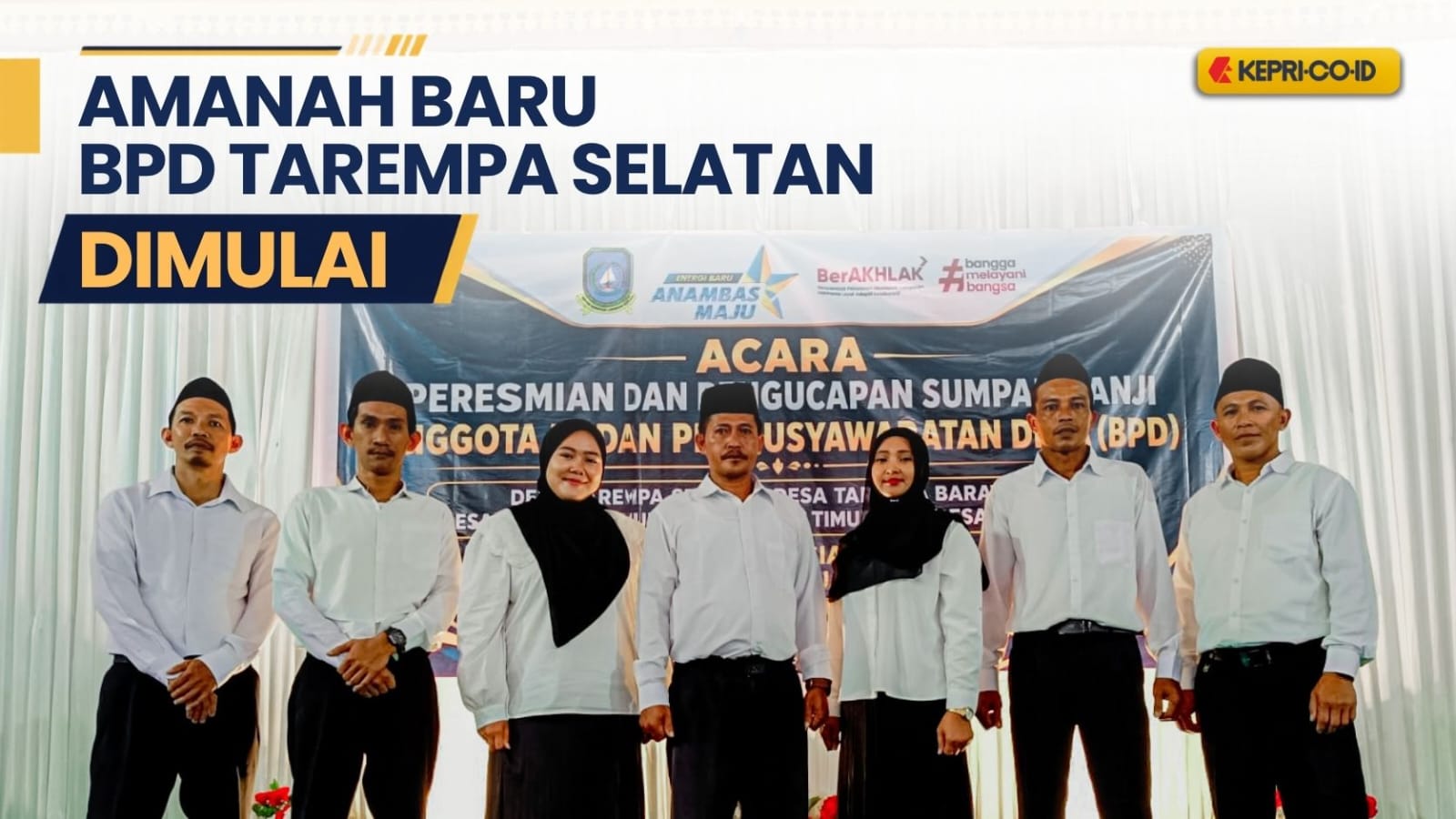 Wajah Baru BPD Tarempa Selatan Periode 2026-2034, Siap Kawal Aspirasi Masyarakat