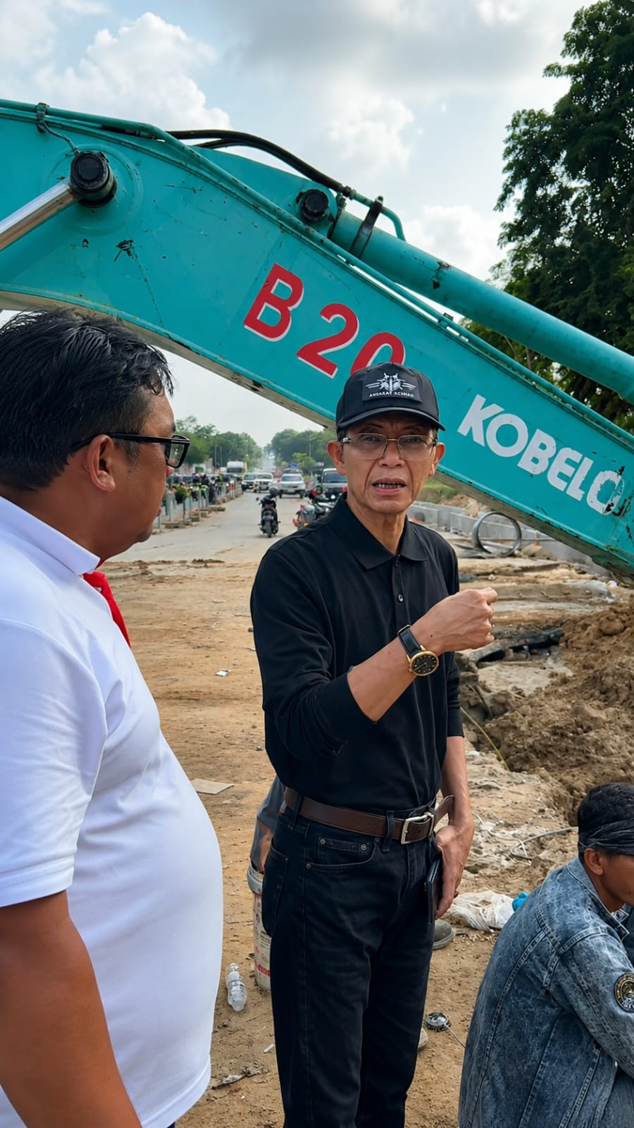 Amsakar Turun Lapangan, Pastikan Perbaikan Pipa Muka Kuning Rampung