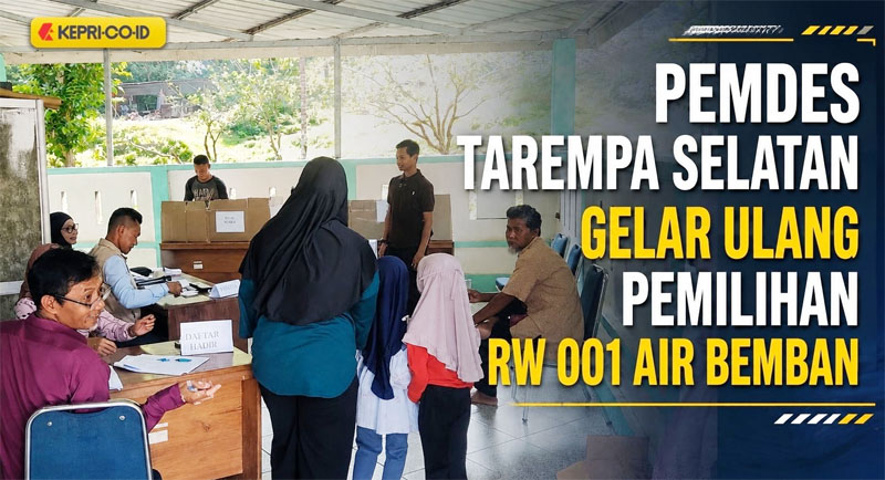 Kades Tarempa Selatan Pastikan Pemilihan Ulang RW 001 Air Bemban Lebih Demokratis