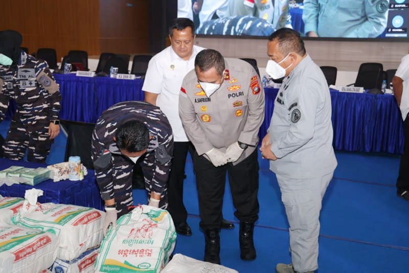 TNI AL Gagalkan Penyelundupan 1,3 Ton Ketamine di Batam, Nilainya Capai Rp4,55 Triliun