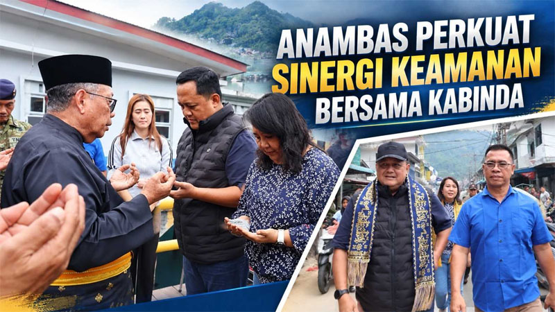 Bupati dan Wabup Anambas Sambut Kabinda Kepri, Sinergi Keamanan Diperkuat