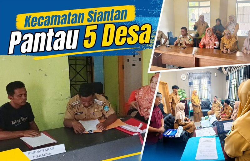 Jelang Pilkades, Kecamatan Siantan Monitoring 5 Desa