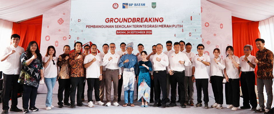 Peletakan Batu Pertama Sekolah Terintegrasi Merah Putih, Amsakar: Tak Boleh Terlambat Mendesain Pendidikan Anak Bangsa