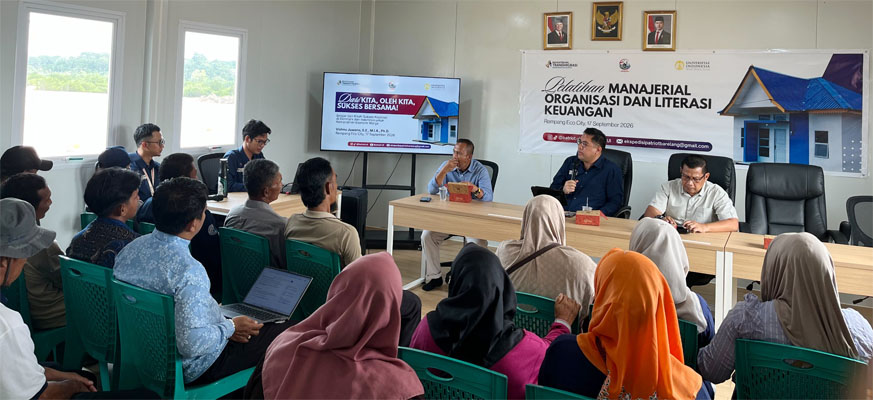 Perkuat Koperasi dan Usaha Warga, Ekspedisi Patriot UI Hadirkan Pelatihan di Rempang