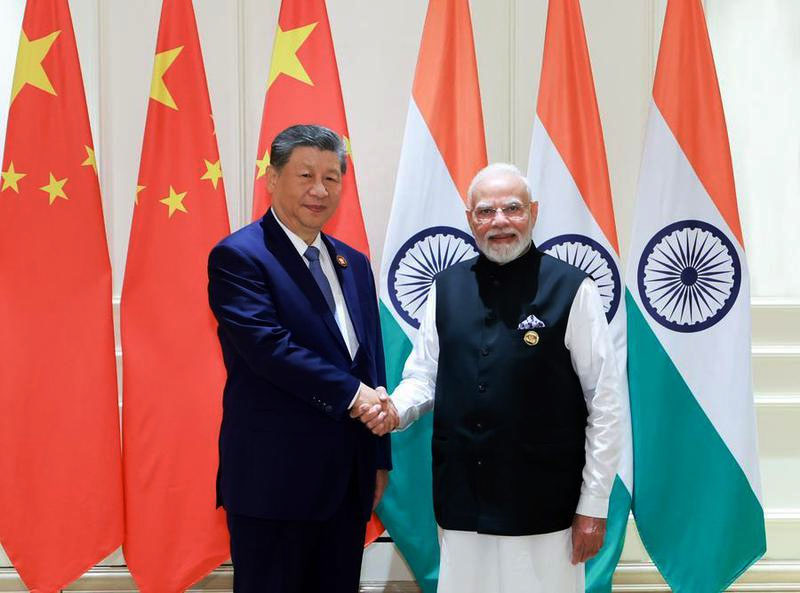 Xi dan Modi Gelar Pertukaran Pandangan Mendalam, Sepakat Tiongkok dan India Harus jadi Mitra