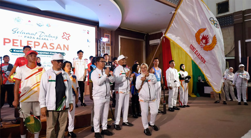 Lepas 469 Anggota Kontingen ke PORPROV VI Kepri, Bupati Iskandarsyah Tekankan Sportivitas dan Semangat Harmoni