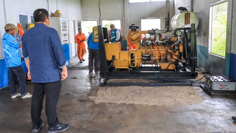 Bupati Bintan Tinjau Kebutuhan Listtik, Pulau Mapur Menyala 14 Jam