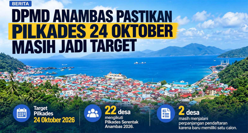 DPMD Anambas Pastikan Pilkades 24 Oktober Masih jadi Target