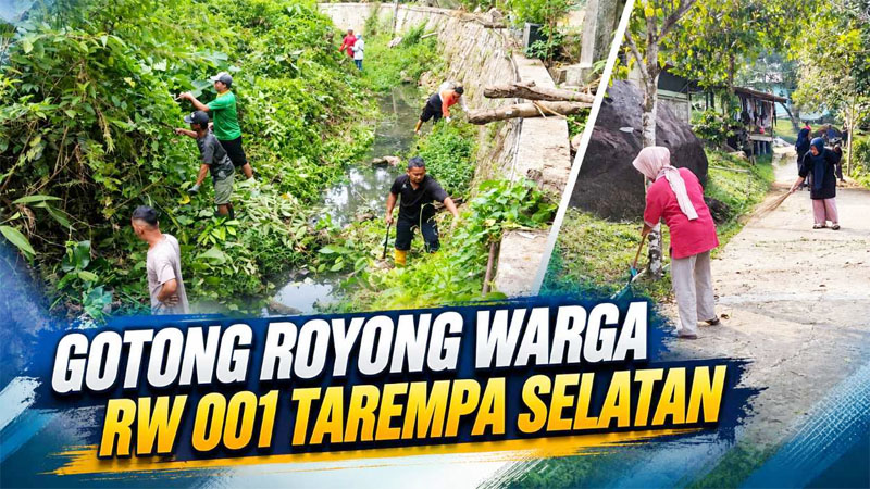 Pemdes Tarempa Selatan Dukung Semangat Gotong Royong Mandiri Masyarakat