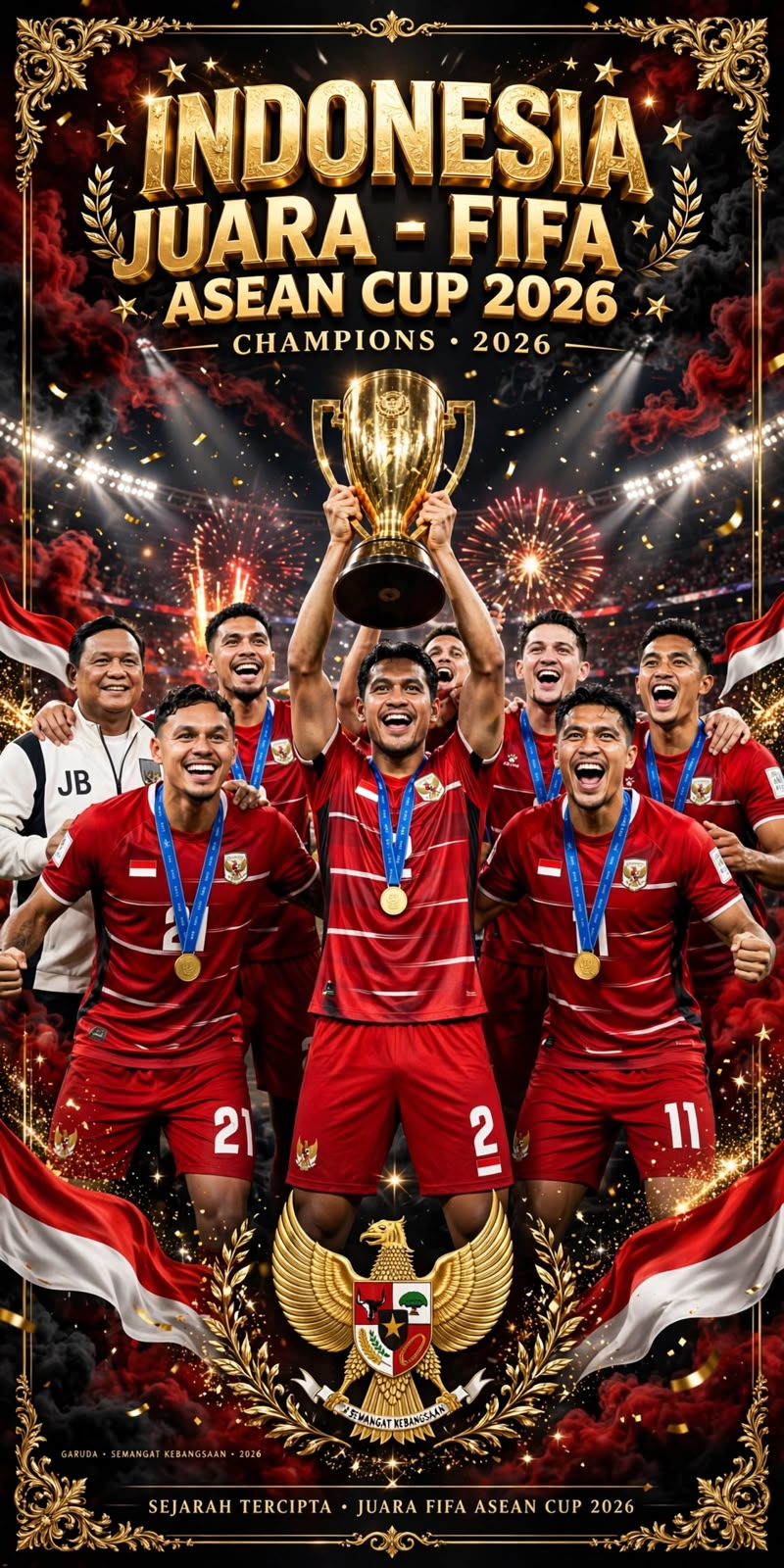 Garuda Akhirnya Terbang Tinggi! Indonesia Juara, Thailand Ditaklukkan, 35 Tahun Penantian Terbayar Lunas