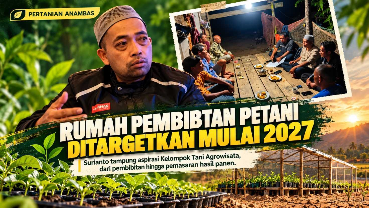 Surianto Tampung Aspirasi Petani Agrowisata, Rumah Pembibitan Ditargetkan Mulai 2027