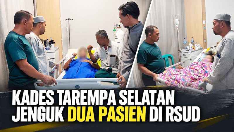 Surianto Jenguk Dua Warga yang Dirawat di RSUD Tarempa PHTC, Beri Dukungan Moral