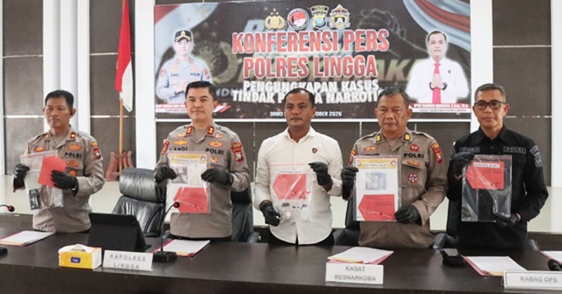 Dua Oknum ASN Pemkab Lingga Ditangkap Kasus Sabu