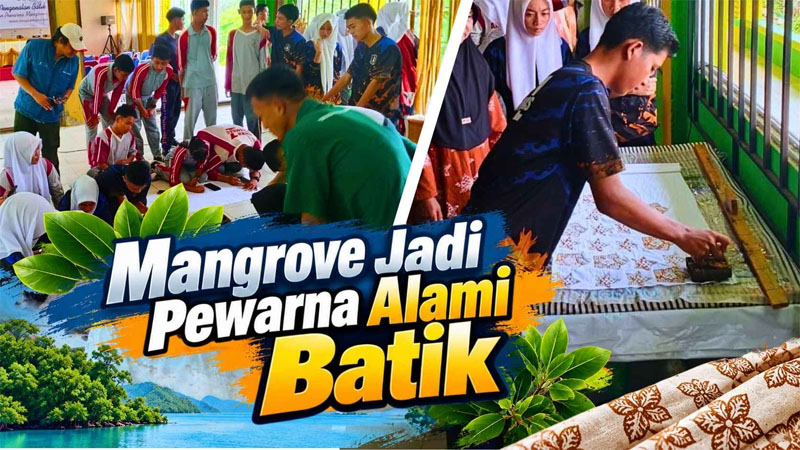 Medco E&P Ajak Pelajar SMKN 1 Anambas Kenali Batik Ramah Lingkungan