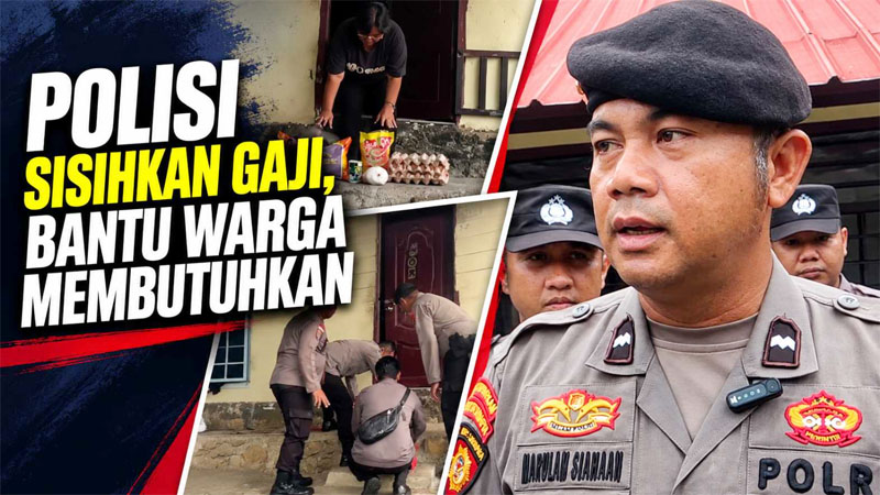 Polsubsektor Siantan Selatan Gelar Minggu Kasih, Enam Paket Sembako Dibagikan kepada Warga Membutuhkan