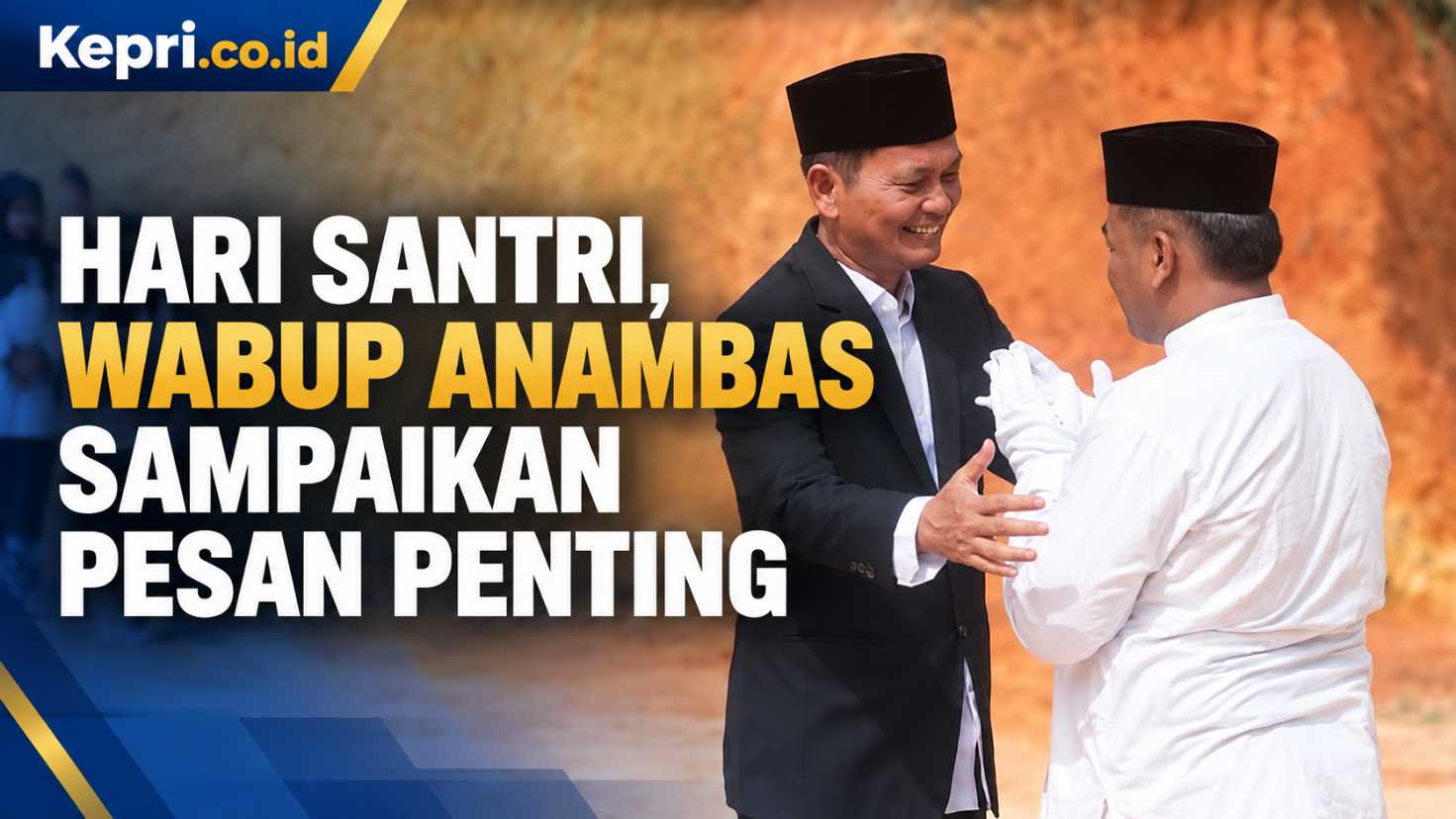 Wakil Bupati Anambas Bacakan Amanat Menteri Agama, Santri Diajak Berperan Menuju Indonesia Emas 2045
